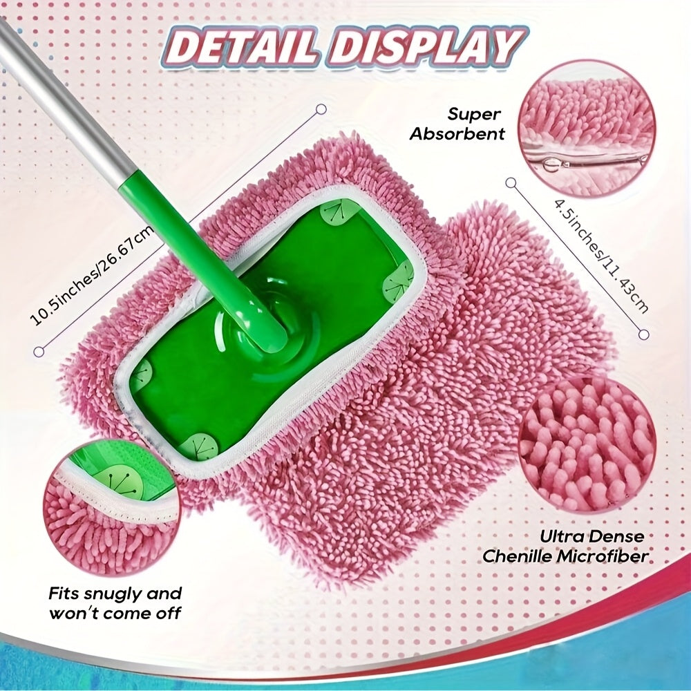 Floor Mop Pad, Washable Wetland Board Cloth, Very Suitable for Floor Cleaning, Reusable, Ultra-fine Fiber Wet Dry Dual-use Floor Cloth
