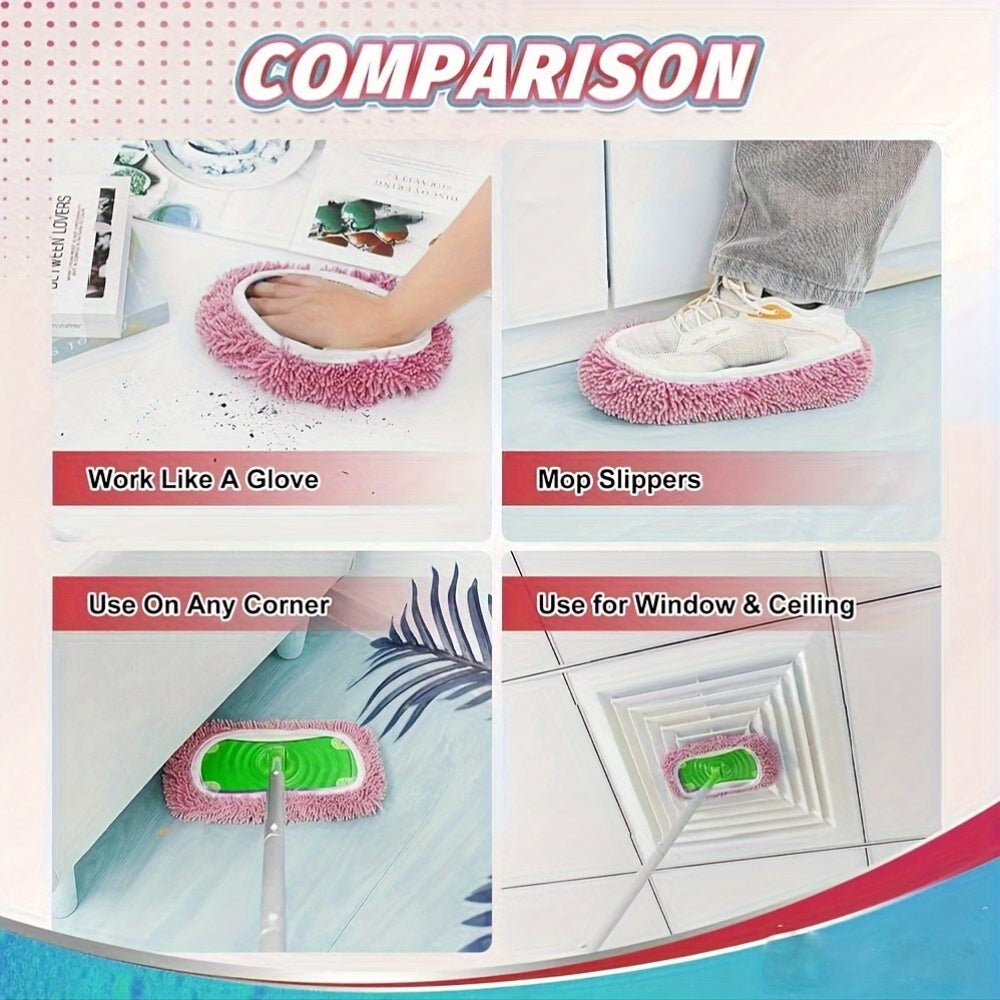 Floor Mop Pad, Washable Wetland Board Cloth, Very Suitable for Floor Cleaning, Reusable, Ultra-fine Fiber Wet Dry Dual-use Floor Cloth